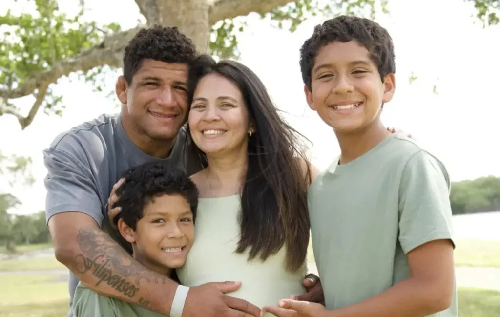 Gilbert burns family