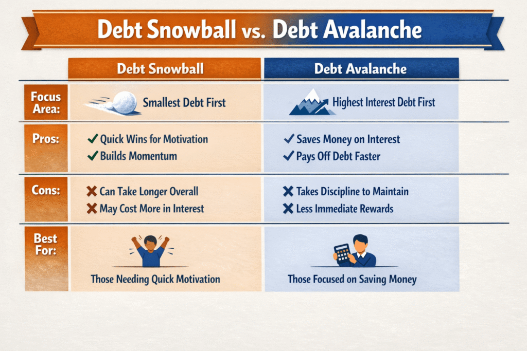 Debt snowball vs avalanche