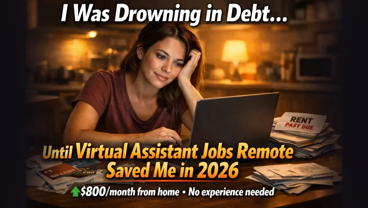 I Was Drowning in Credit Card Debt and Rent Pressure Until These Virtual Assistant Jobs Saved My Nights in 2026