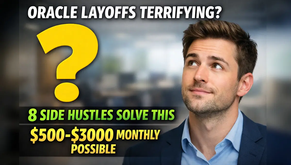 Oracle Layoffs 2026 Hit Hard? 8 Best Side Hustles for 2026 That Can Quietly Bring Back Your Financial Peace and Hope