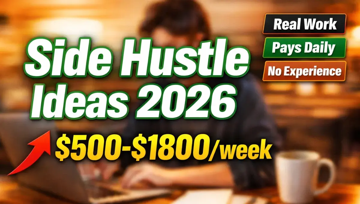The Real Side Hustle Ideas for 2026 That Actually Put Money in Your Pocket